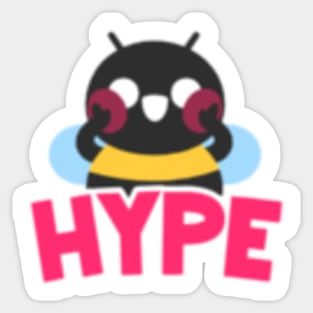 Bee Hype Emote Sticker